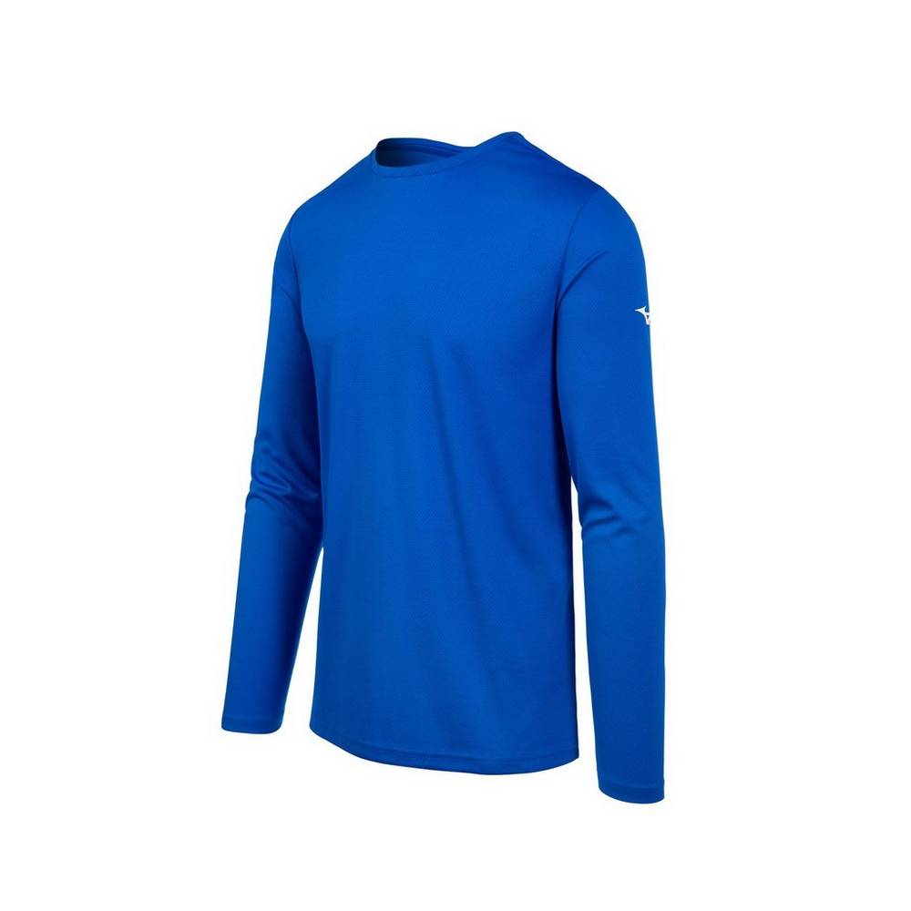 Mizuno Men's Long Sleeve T-Shirts Royal (530063-YUJ)